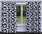 Upholstery Fabric - Black,Grey & Silver Abstract & Geometric,Floral Upholstery Fabric 54 Inches"